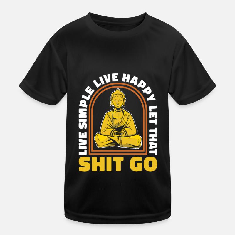 Buddha Buddhist Lustig Kinder Funktions-T-Shirt