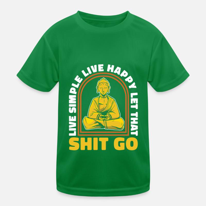 Bouddha bouddhiste drôle T-shirt sport Enfant