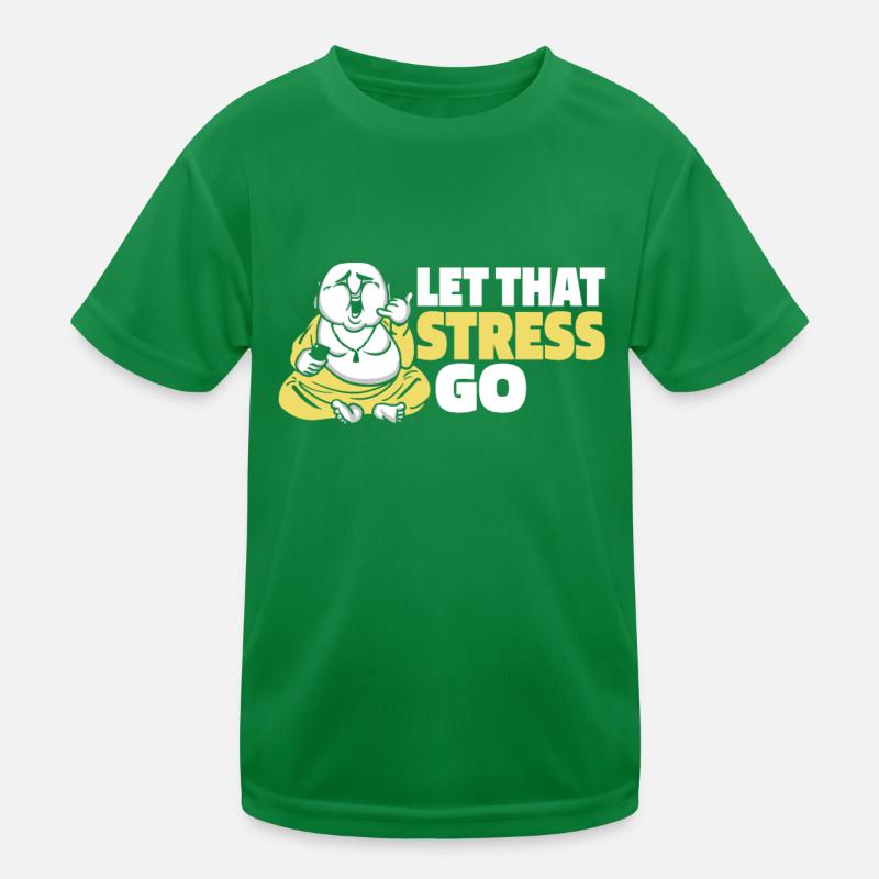 Bouddha bouddhiste drôle T-shirt sport Enfant