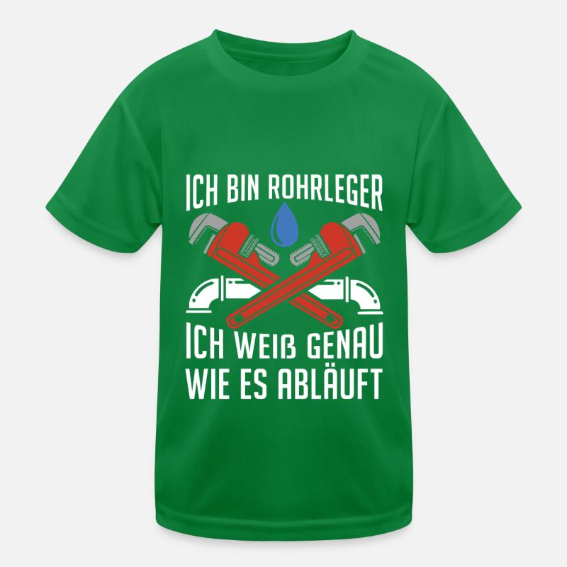 Pipeline builder Witzig Kids Functional T-Shirt