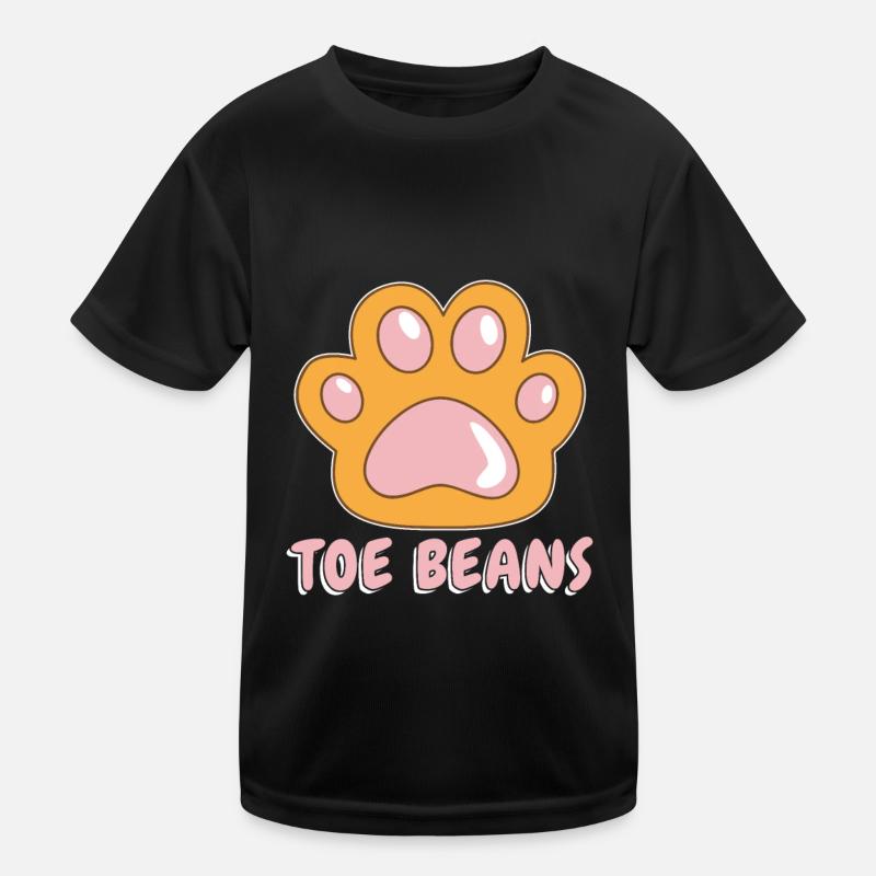 Furry Fandom Fursuits Cute Toe Beans Kids Functional T-Shirt