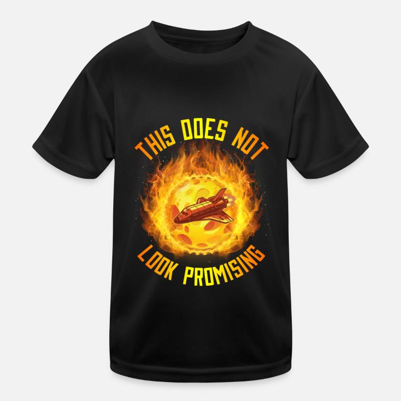 Space Space Astroid Space Colonization Kids Functional T-Shirt