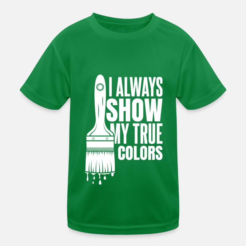 Maler Lackierer Kinder Funktions-T-Shirt