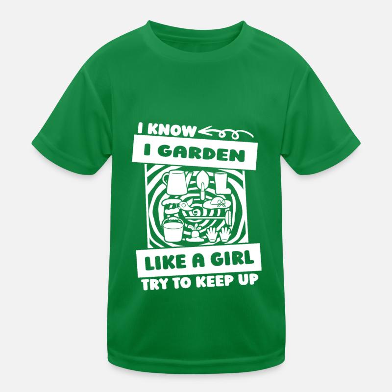 Hobby gardener garden Kids Functional T-Shirt