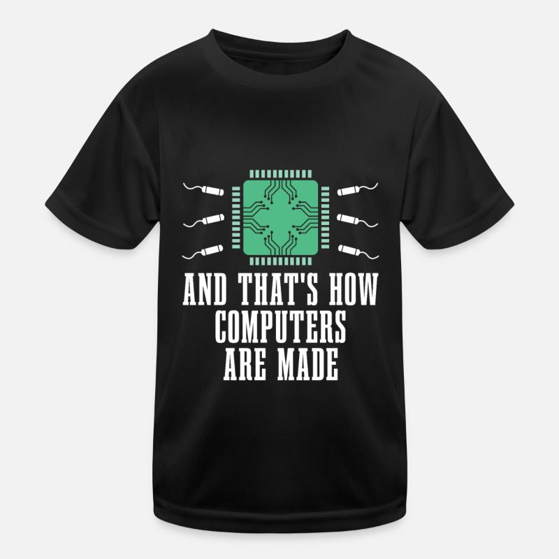Developer, Coder, Programmer, Microchip Kids Functional T-Shirt