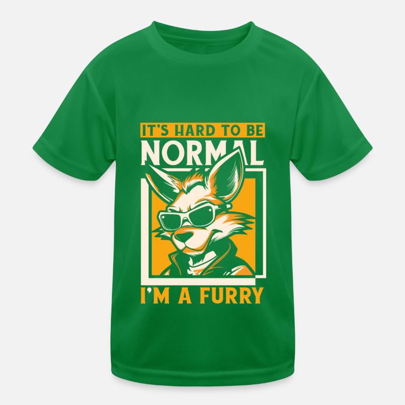 Furry Fandom Fursuits Drôle T-shirt sport Enfant