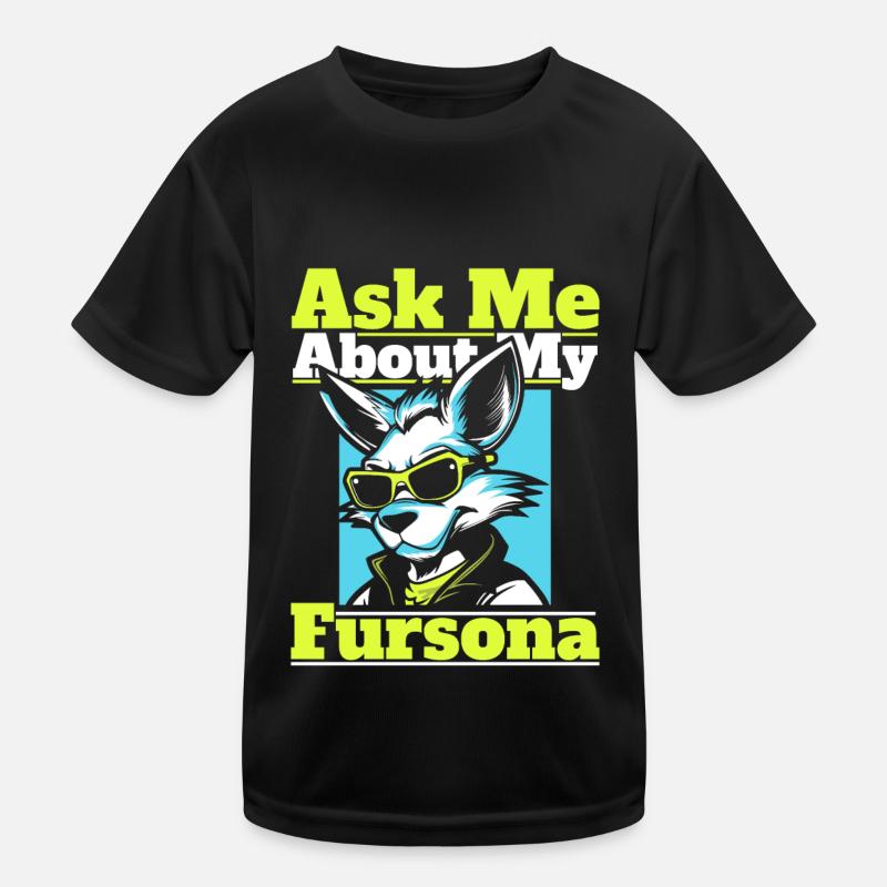 Furry Fandom Fursuits Kids Functional T-Shirt
