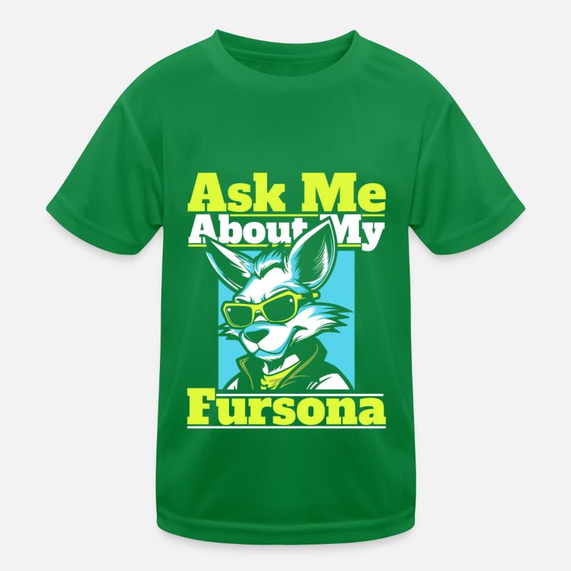Furry Fandom Fursuits Kinder Funktions-T-Shirt