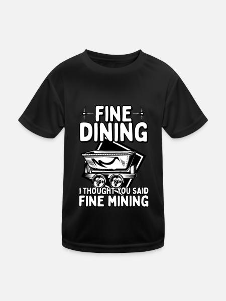 Engineer Lustig Mining Engineer - Kids Functional T-Shirt - black - Front