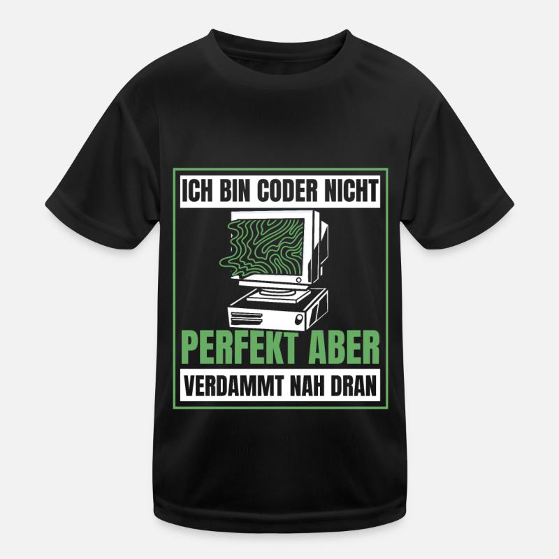 Développeur Coder Programmeur Humour T-shirt sport Enfant