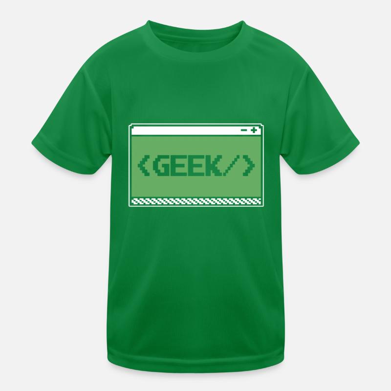 Développeur Coder Programmeur Geek T-shirt sport Enfant