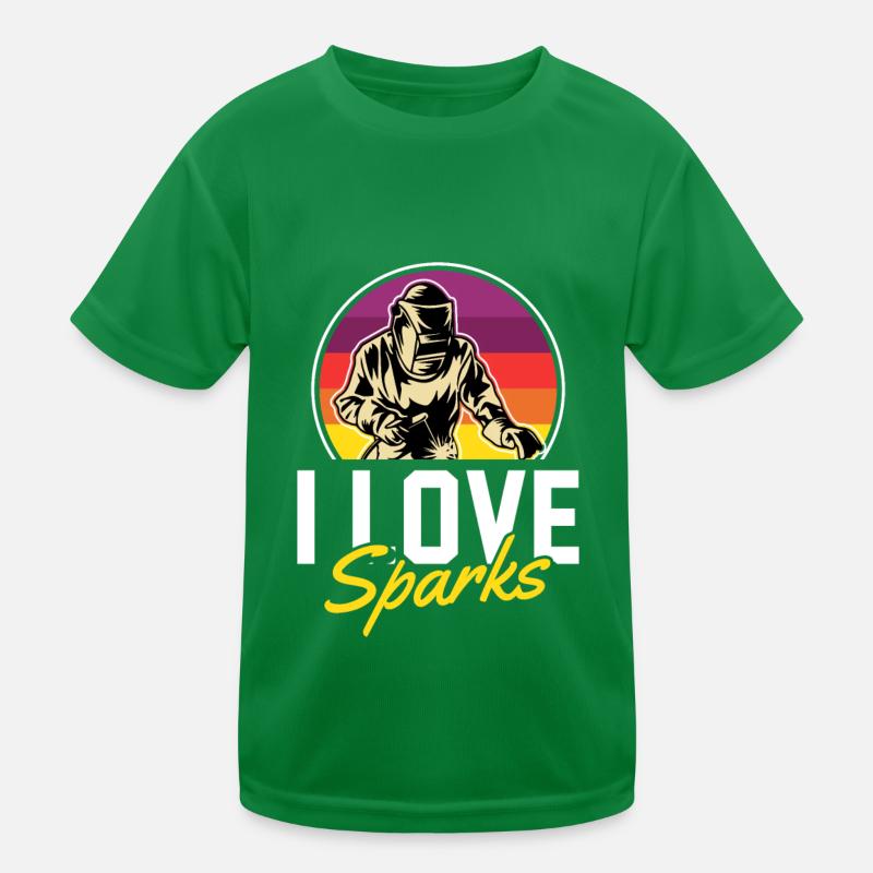 Soudeurs, ajusteurs, étincelles T-shirt sport Enfant