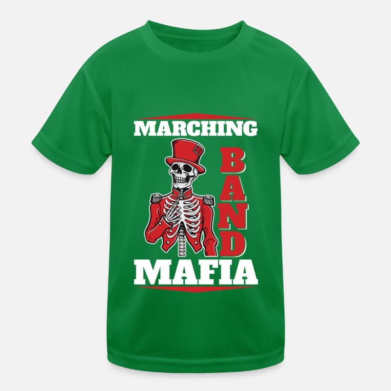 Fan train marching band Kids Functional T-Shirt