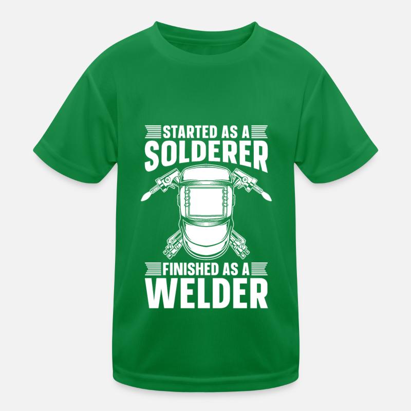 Welder Locksmith Kids Functional T-Shirt