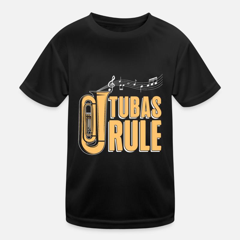 Fanfare procession tuba Kids Functional T-Shirt