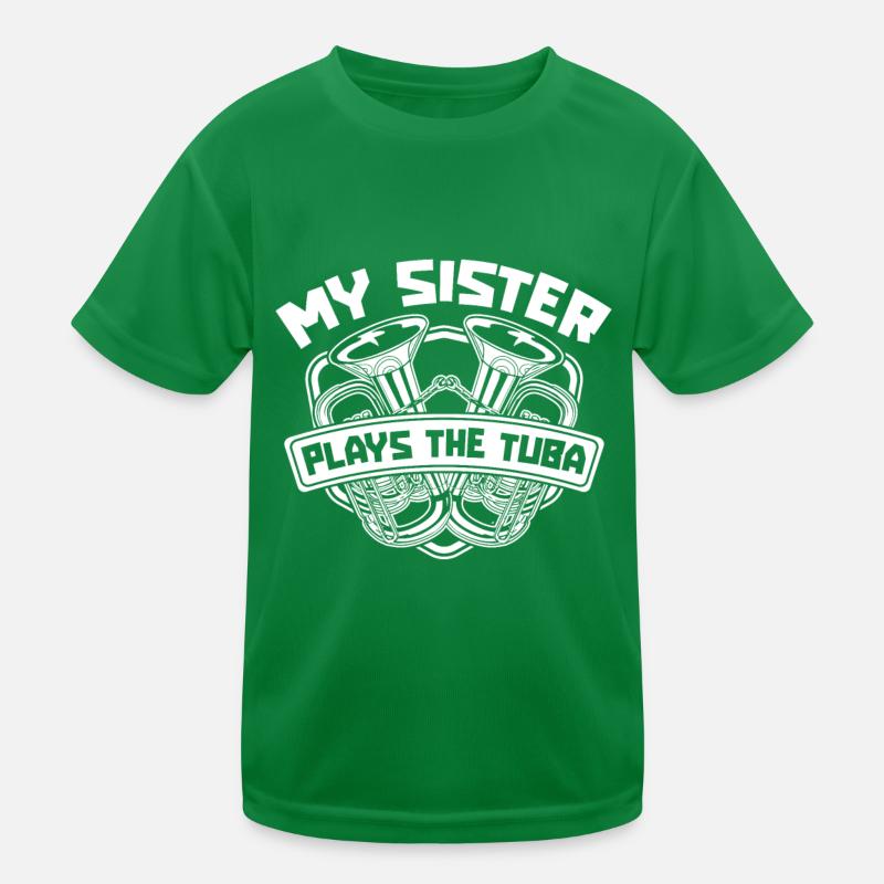 Fanfare procession tuba Kids Functional T-Shirt