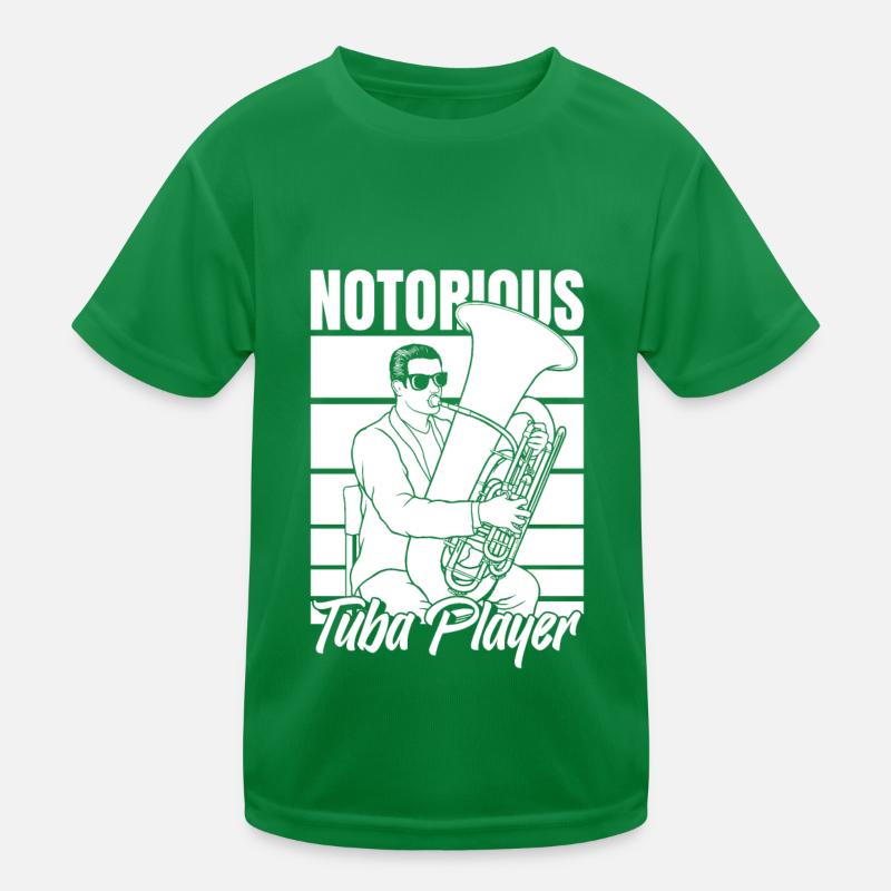 Fanfare procession tuba Kids Functional T-Shirt