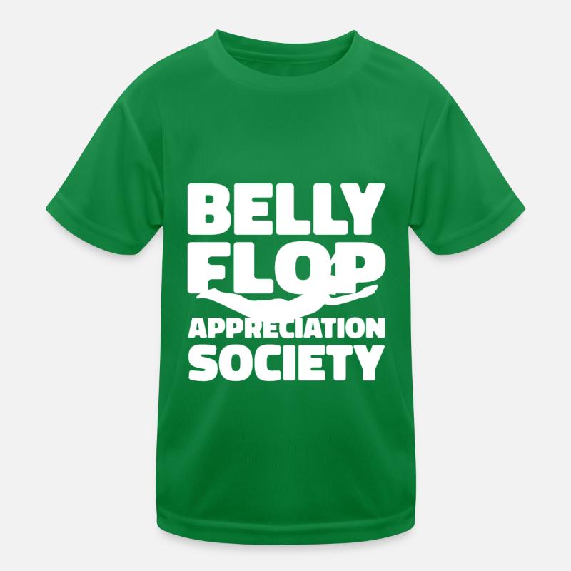 Diving Divers Belly Slappers Kids Functional T-Shirt