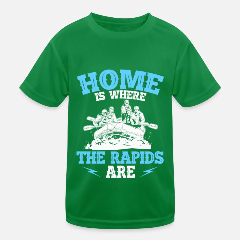 Rafting Wildwasser Rafting Kinder Funktions-T-Shirt