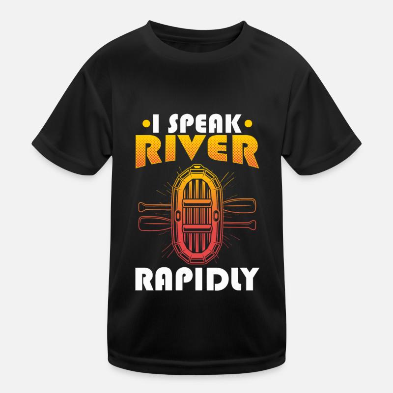 Rafting Wildwasser Rafting Kinder Funktions-T-Shirt