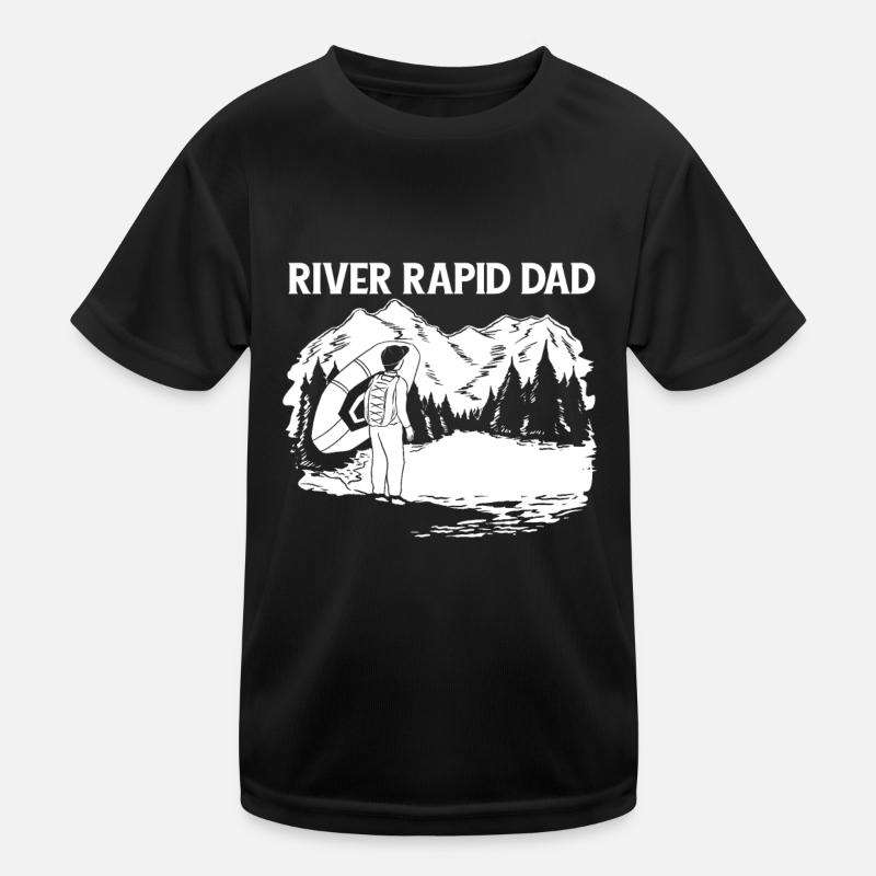 Rafting Wildwasser Rafting Kinder Funktions-T-Shirt