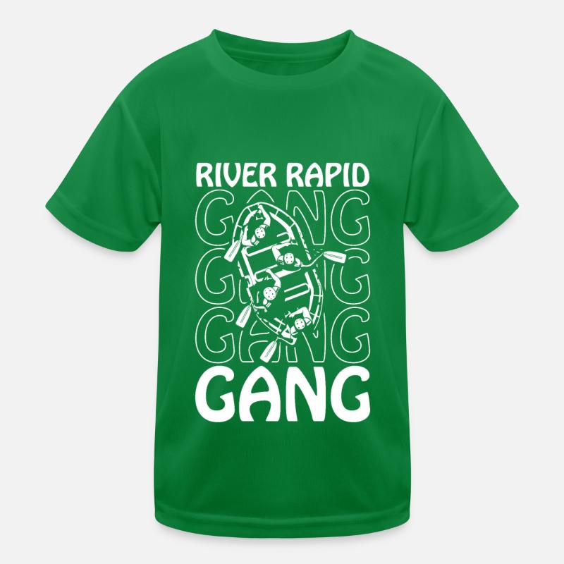 Rafting Wildwasser Rafting Kinder Funktions-T-Shirt