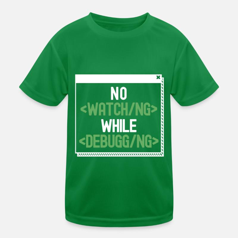 Entwickler Coder Programmierer Humor Kinder Funktions-T-Shirt