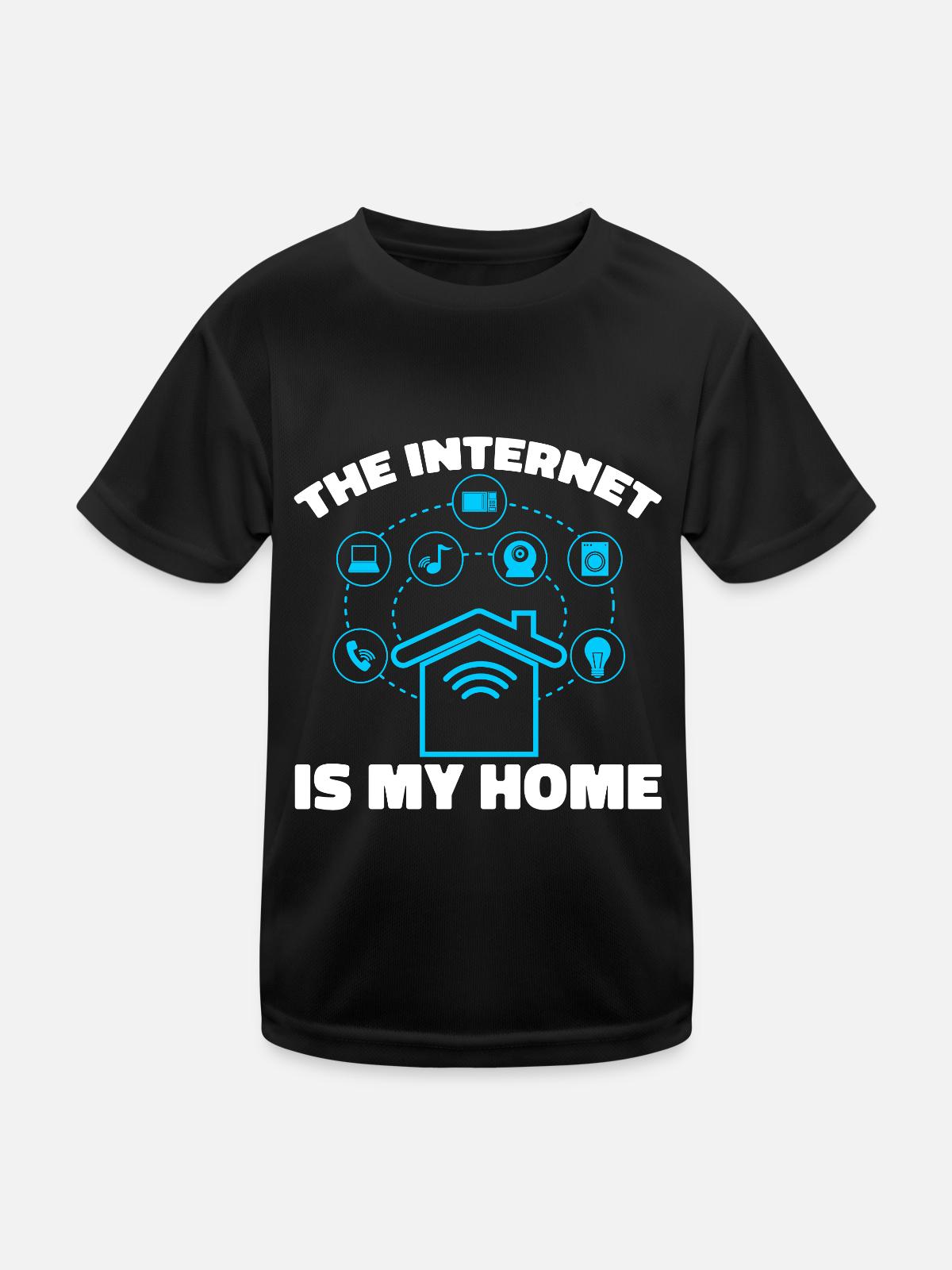 Web Entwickler Webdeveloper Cool - Kinder Funktions-T-Shirt - Schwarz - Vorne