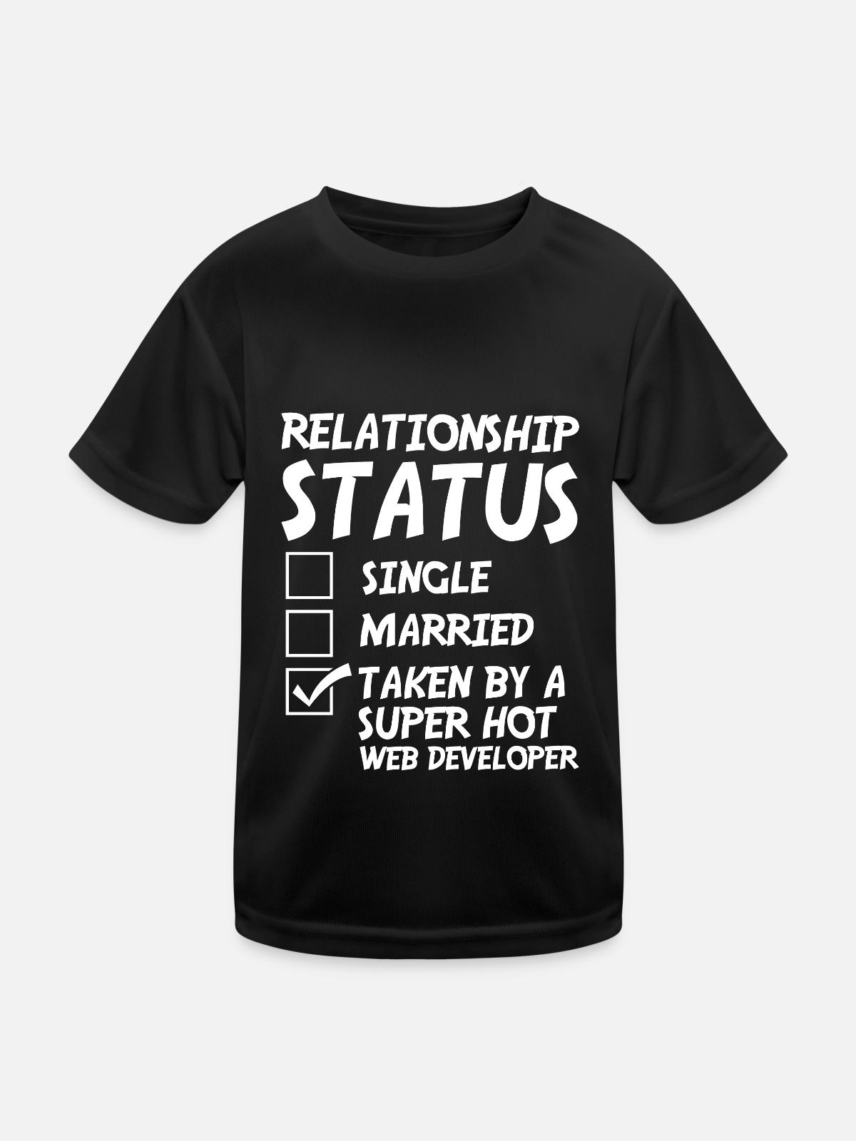 Web Entwickler Webdeveloper Witzig - Kinder Funktions-T-Shirt - Schwarz - Vorne