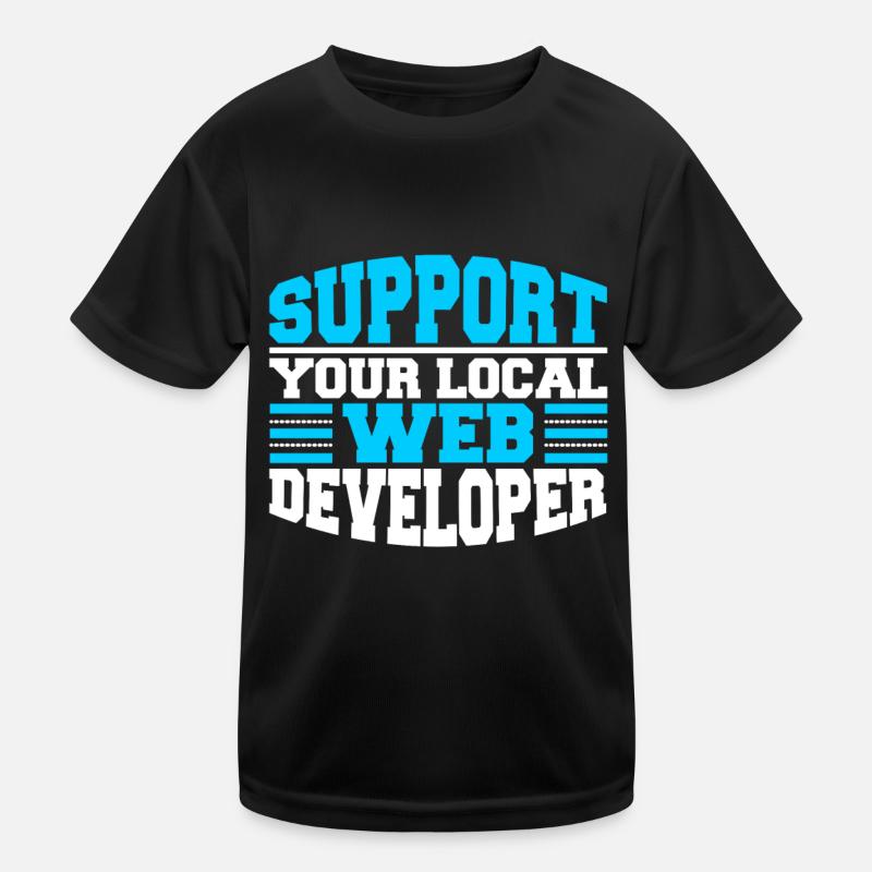 Développeur Web Support aux développeurs Web T-shirt sport Enfant