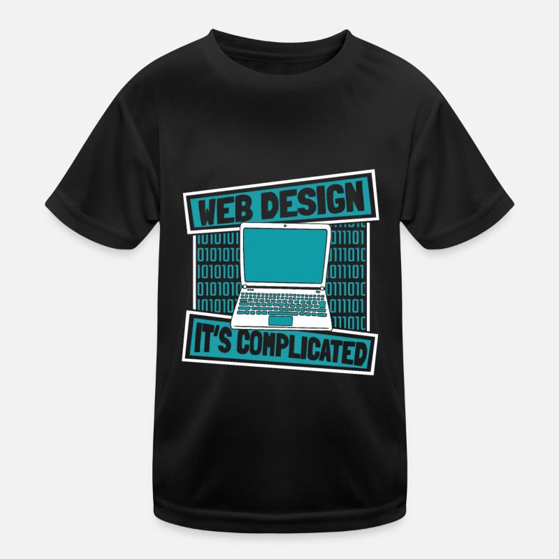 Web Entwickler Webdeveloper Lustig Kinder Funktions-T-Shirt