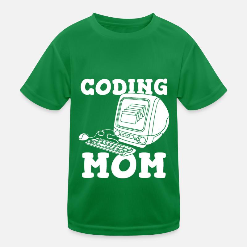 Développeur Coder Programmeur Mère T-shirt sport Enfant