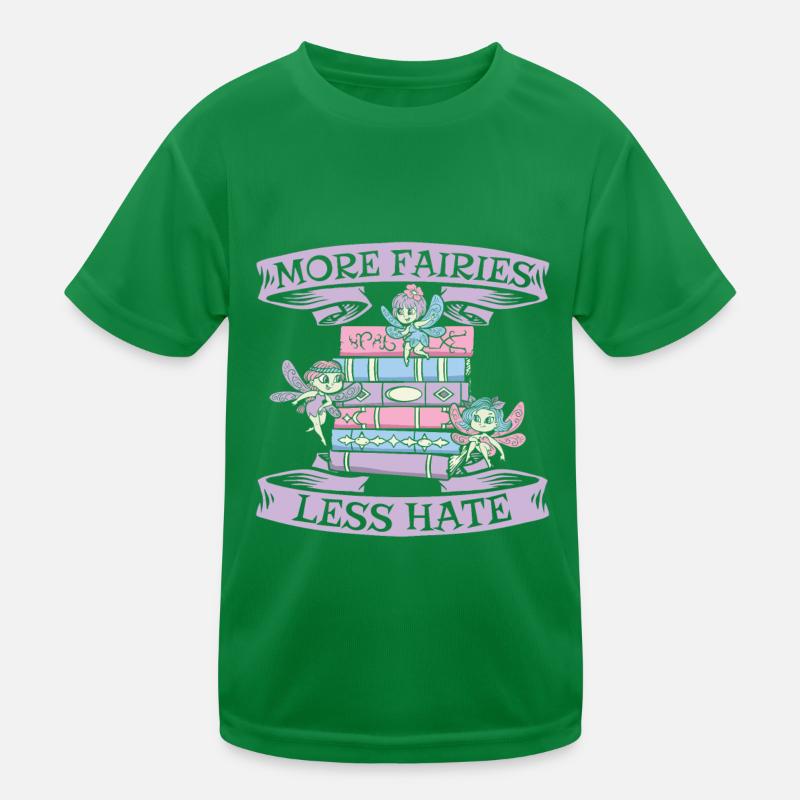 Buch Leseratte Bücherwurm Niedlich Buchfee Kinder Funktions-T-Shirt