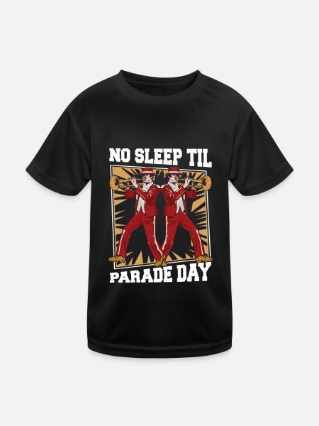 fanfare, trombone, défilé - T-shirt sport Enfant - noir - Devant