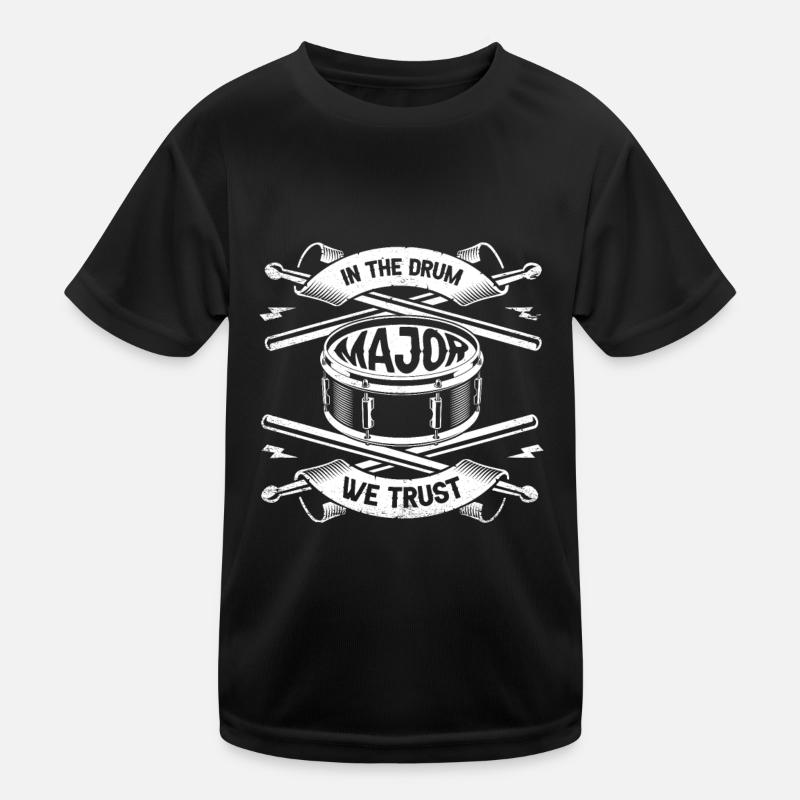Spielmannszug Drums Trommel Kinder Funktions-T-Shirt