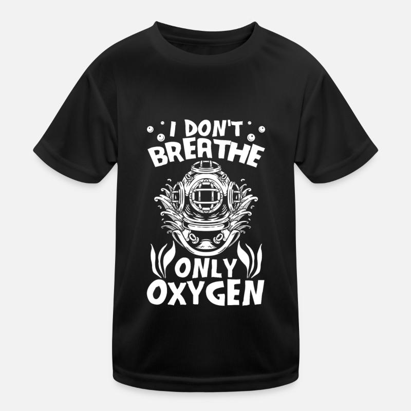 Tauchen Taucher Sauerstoff Kinder Funktions-T-Shirt