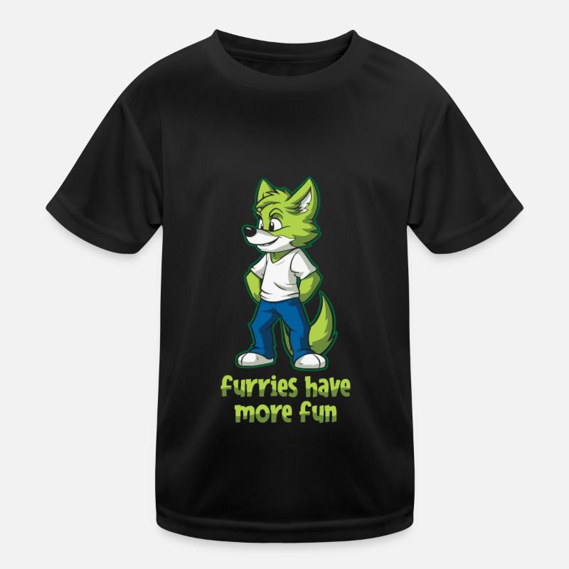 Furry Fandom Fursuits Funny Kids Functional T-Shirt