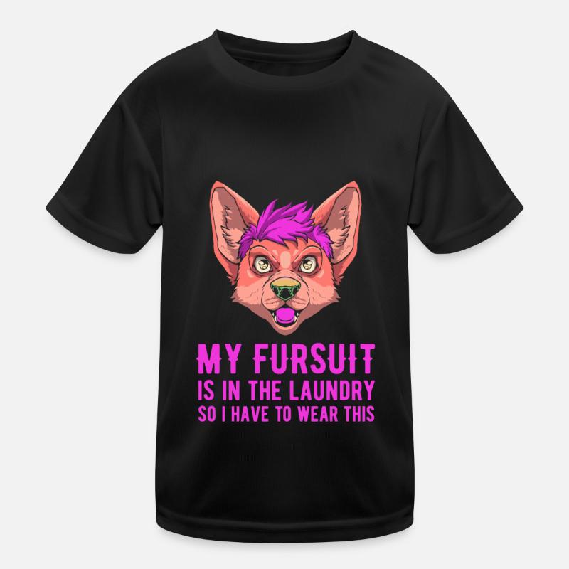 Furry Fandom Fursuits Costume Kids Functional T-Shirt