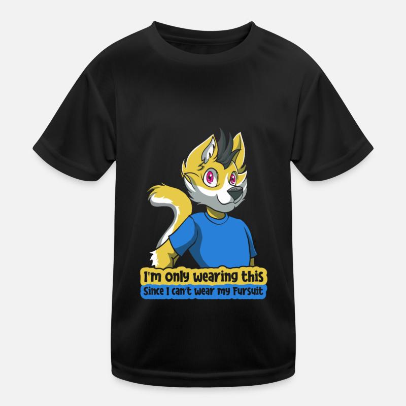 Furry Fandom Fursuits Funny Kids Functional T-Shirt