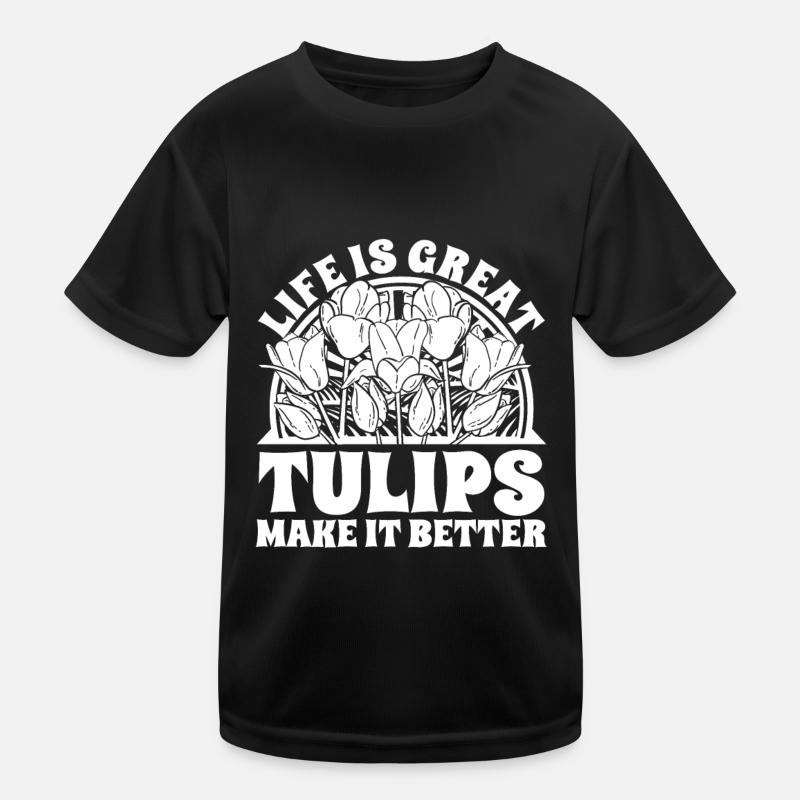 Tulips Tulips Kids Functional T-Shirt