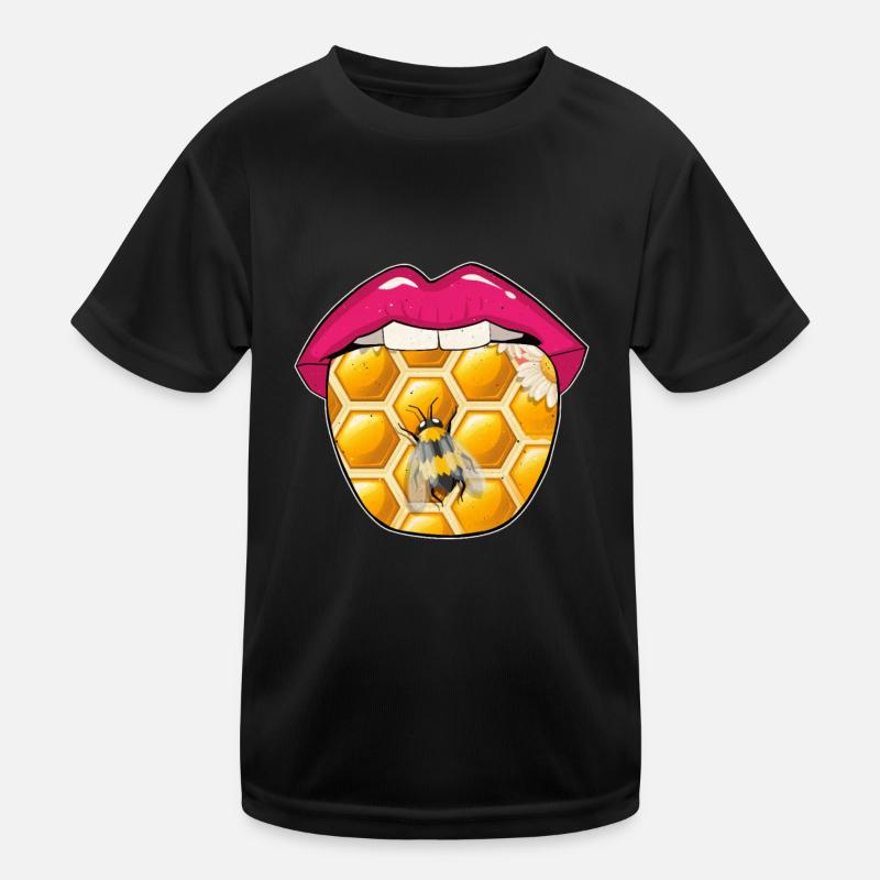 Beekeeper beekeeper tongue Kids Functional T-Shirt