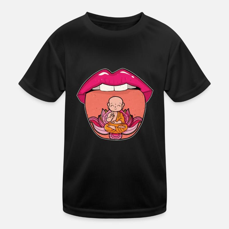 Buddha Buddhist Kids Functional T-Shirt