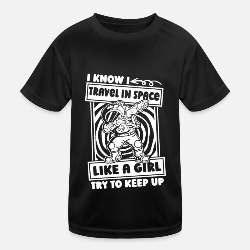 Astronaut Raumfahrer Kosmonaut Kinder Funktions-T-Shirt