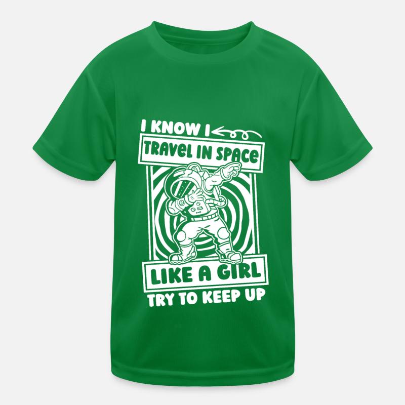 Astronaut Raumfahrer Kosmonaut Kinder Funktions-T-Shirt