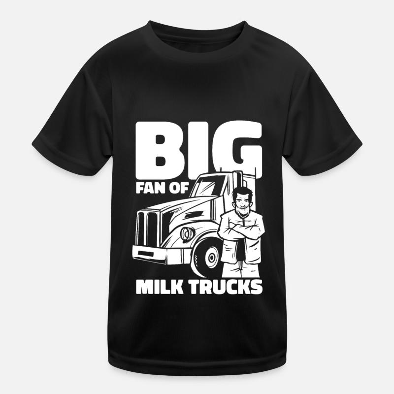 Camion de lait de vache T-shirt sport Enfant