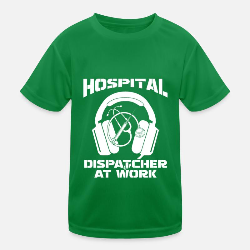 Notruf Leitstelle Einsatzzentrale Kinder Funktions-T-Shirt