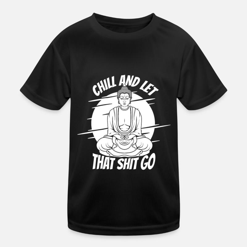 Buddha Buddhist Lustig Kinder Funktions-T-Shirt