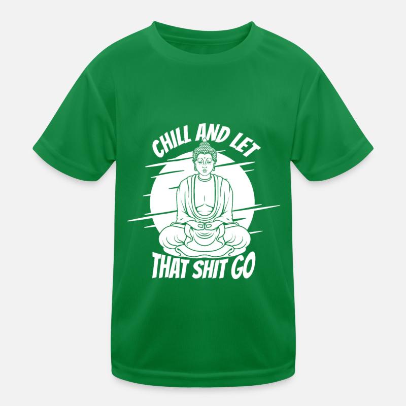 Bouddha bouddhiste drôle T-shirt sport Enfant