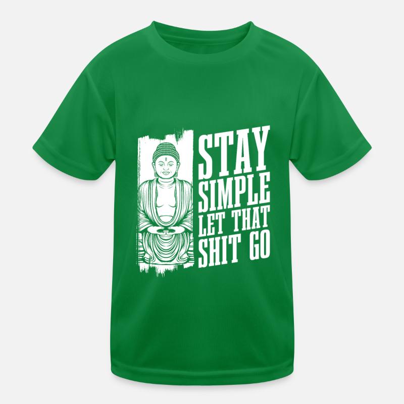 Buddha Buddhist Witzig Kinder Funktions-T-Shirt