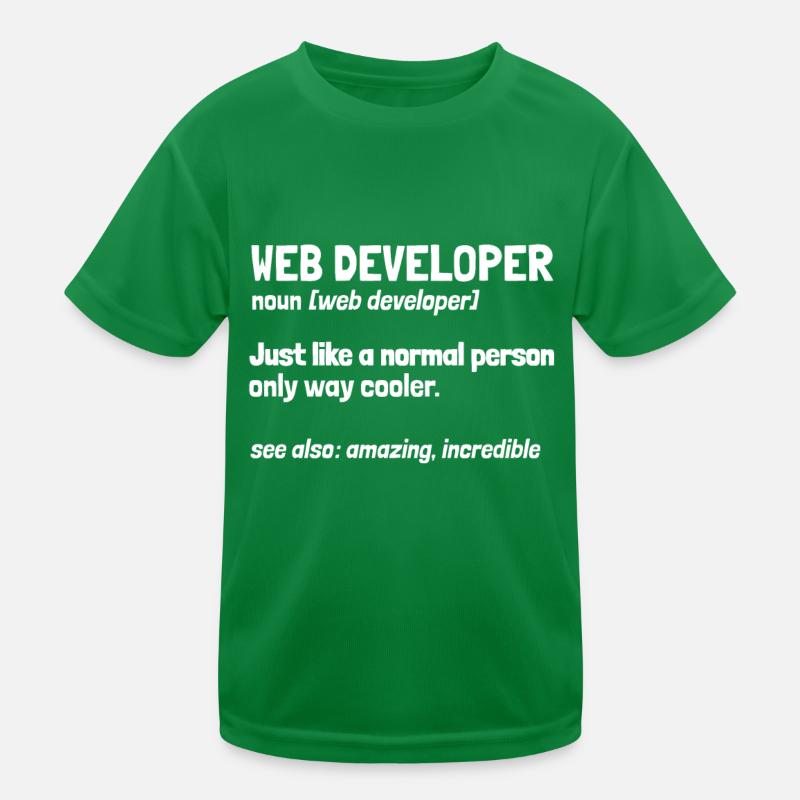 Développeur Web Développeur Web T-shirt sport Enfant